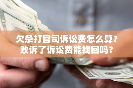 济南欠条打官司诉讼费怎么算？败诉了诉讼费能找回吗？