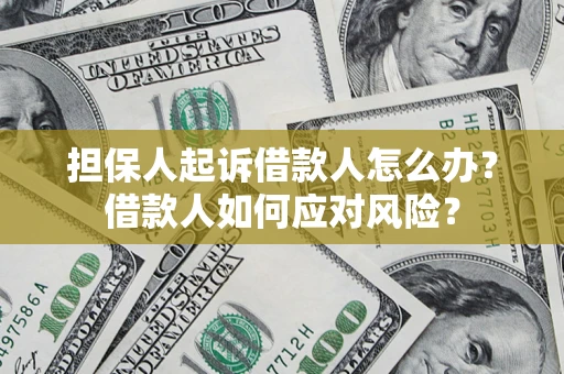 济南担保人起诉借款人怎么办？借款人如何应对风险？
